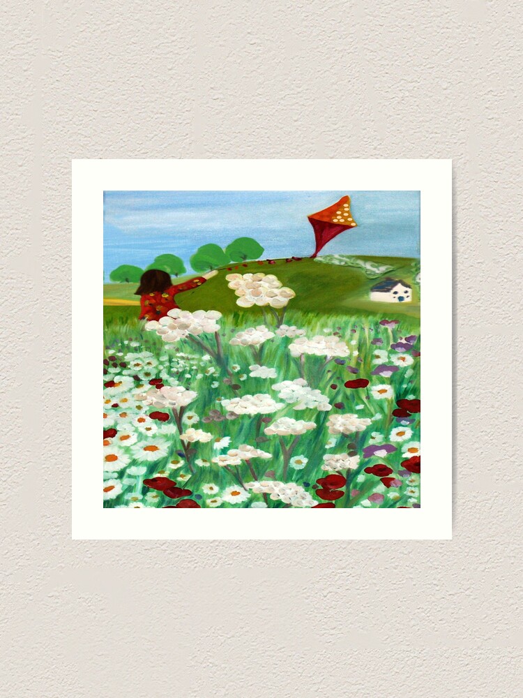 Alternate view of Fly a kite Art Print