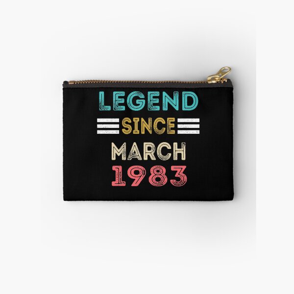 Item preview, Retro Vintage Legend Since March 1983 Birthday Gift designed and sold by meedTee.