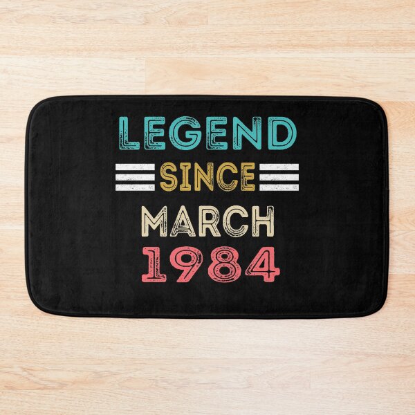 Item preview, Retro Vintage Legend Since March 1984 Birthday Gift designed and sold by meedTee.