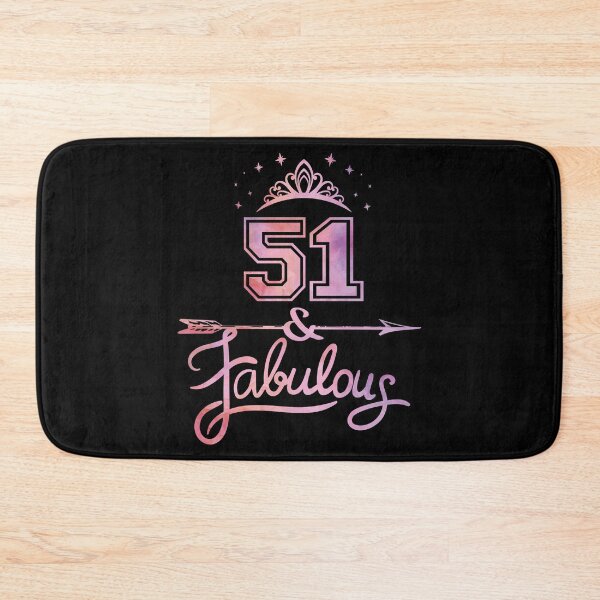 Item preview, Women 51 Years Old And Fabulous Happy 51th Birthday product designed and sold by Grabitees.