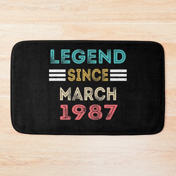 Item preview,  Retro Vintage Legend Since March 1987 Birthday Gift designed and sold by meedTee.