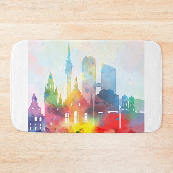 Item preview, munich skyline designed and sold by BekimART2.