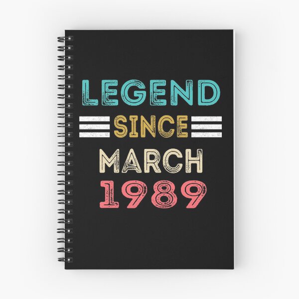 Item preview,  Retro Vintage Legend Since March 1989 Birthday Gift designed and sold by meedTee.