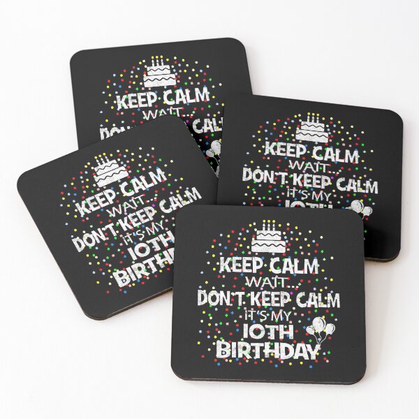 Item preview, I Cant Keep Calm It's My 10th birthday Girl Boy Gift designed and sold by Grabitees.