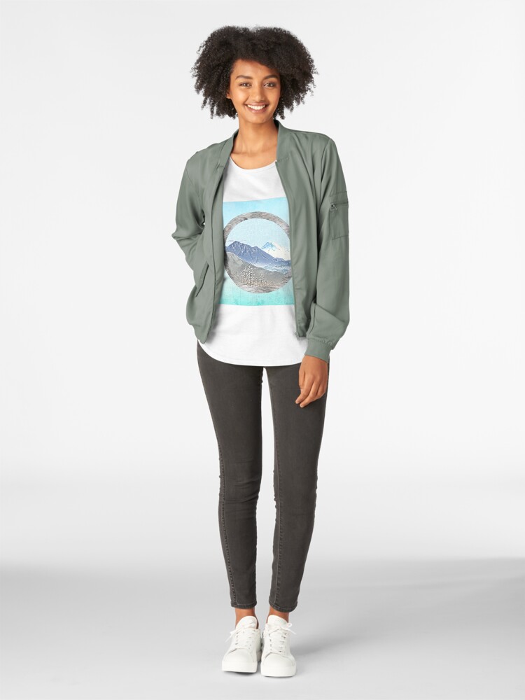 Alternate view of Looking to the mountains Premium Scoop T-Shirt