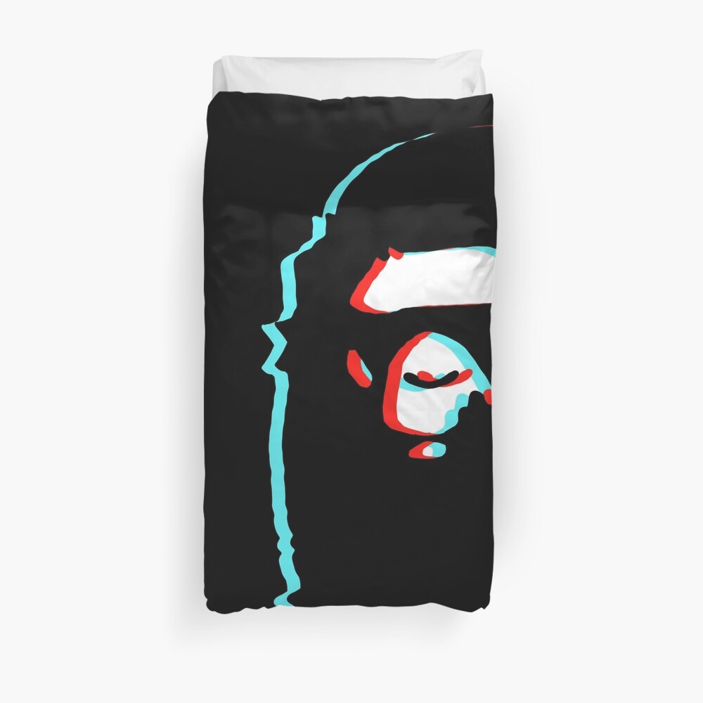 trippy bape Duvet Cover