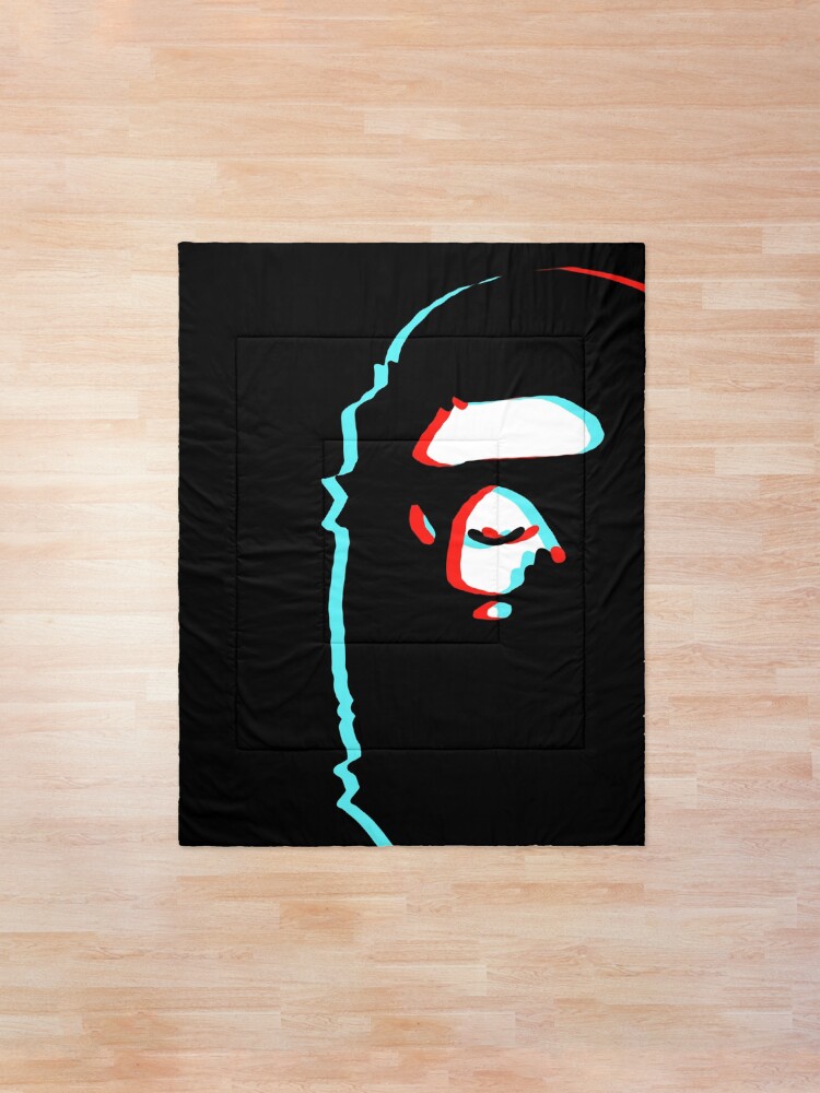 Alternate view of trippy bape Comforter