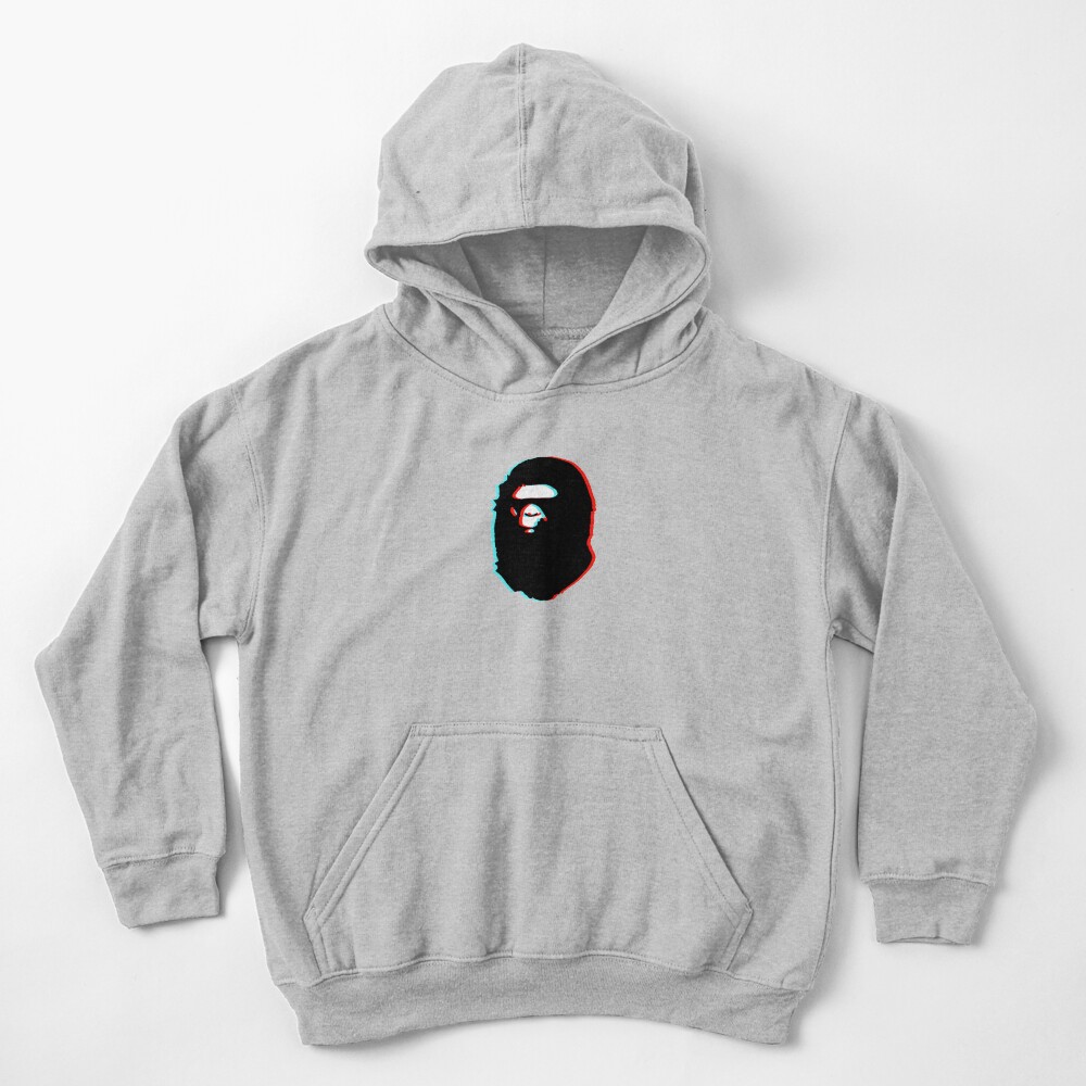 trippy bape Kids Pullover Hoodie