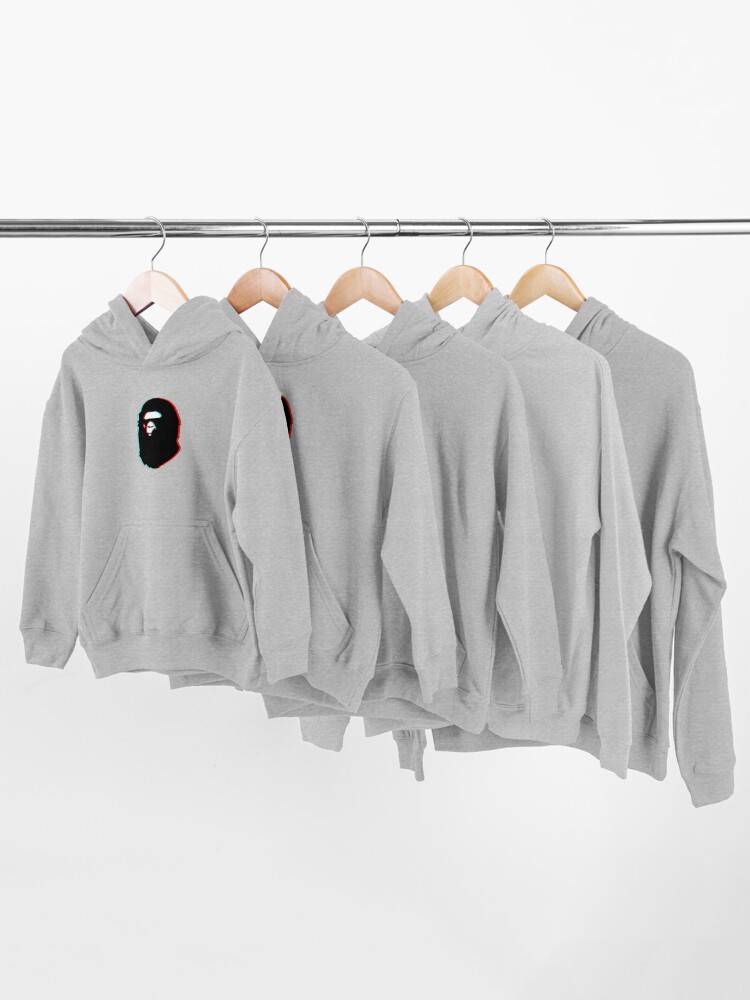 Alternate view of trippy bape Kids Pullover Hoodie