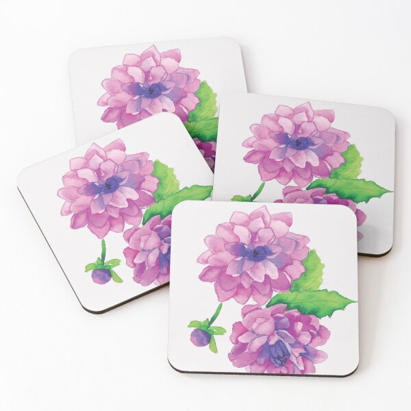 Item preview, Acuarela rosada de la dalia designed and sold by AnissaF.