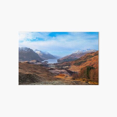 Glenfinnan Viaduct and Loch Shiel Art Board Print