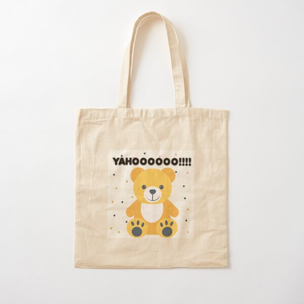 The Best Teddy Design Printed Tote Bag