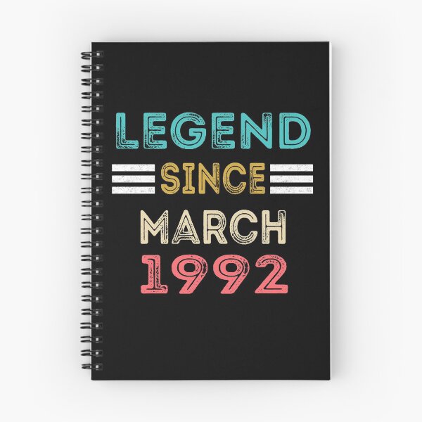 Item preview,  Retro Vintage Legend Since March 1992 Birthday Gift designed and sold by meedTee.