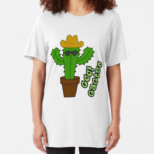 Cool Cactus Slim Fit T-Shirt