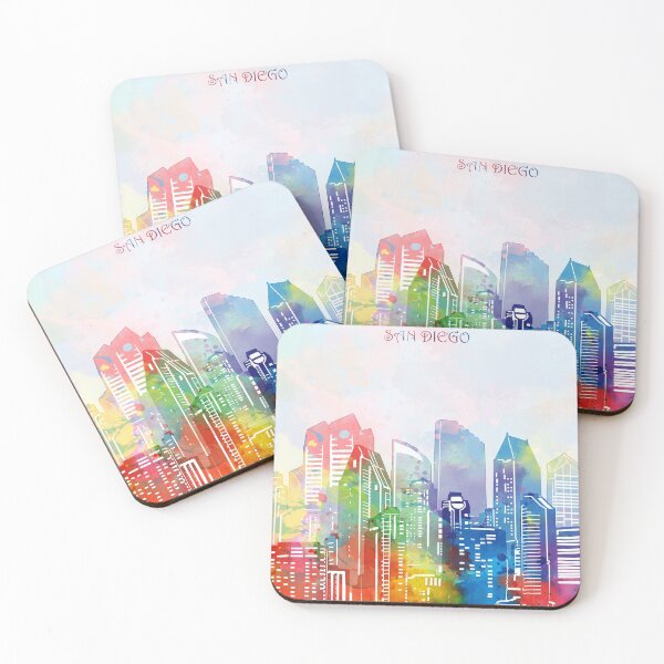 Item preview, san diego skyline designed and sold by BekimART2.