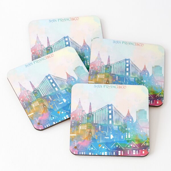 Item preview, san francisco skyline designed and sold by BekimART2.
