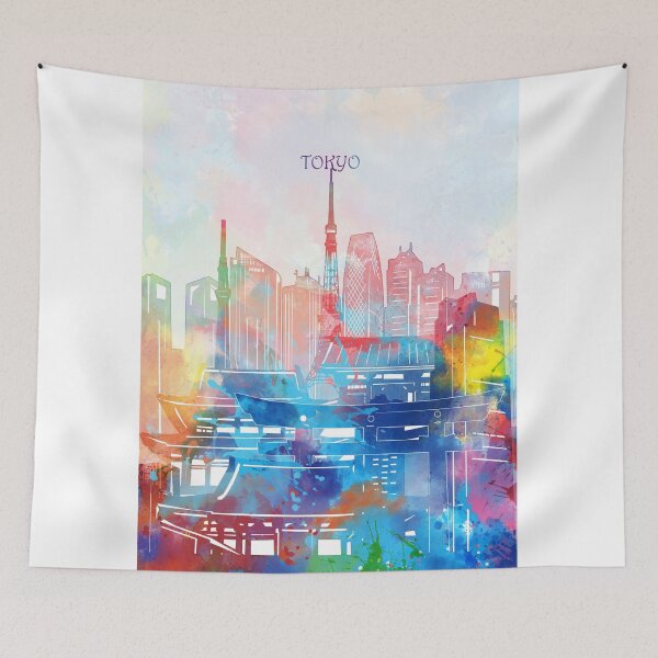 Item preview, tokyo skyline designed and sold by BekimART2.