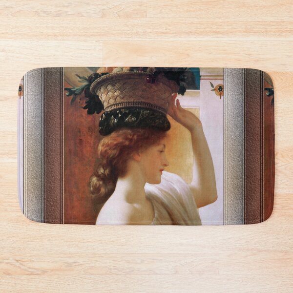 Item preview, A Girl With A Basket Of Fruit by Lord Frederic Leighton designed and sold by Xzendor7 Digital Art Creations.