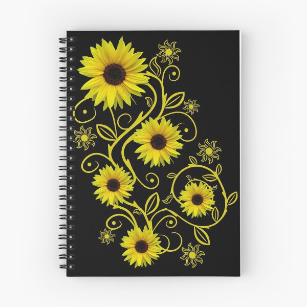 Item preview, Sunflowers sunflower floral tendril ornament floral flowers designed and sold by rhnaturestyles.