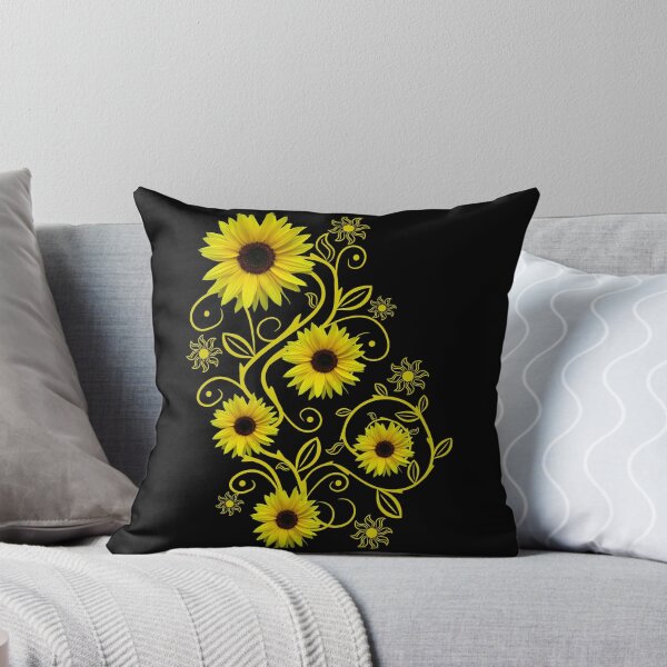 Item preview, Sunflowers sunflower floral tendril ornament floral flowers designed and sold by rhnaturestyles.
