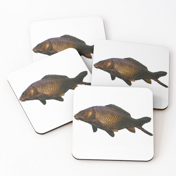 Item preview, common carp shadow designed and sold by InkFish Art.