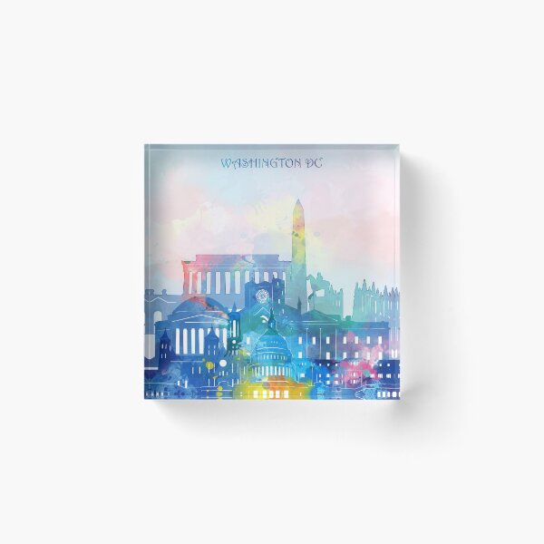 Item preview, washington dc skyline designed and sold by BekimART2.