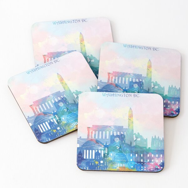 Item preview, washington dc skyline designed and sold by BekimART2.