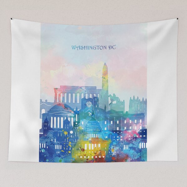 Item preview, washington dc skyline designed and sold by BekimART2.