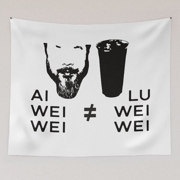 Item preview, Ai Wei Wei, Lu Wei Wei designed and sold by balldchickens.