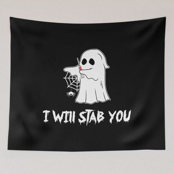 Item preview, Halloween I will Stab You Ghost Costume Nurse designed and sold by haselshirt.