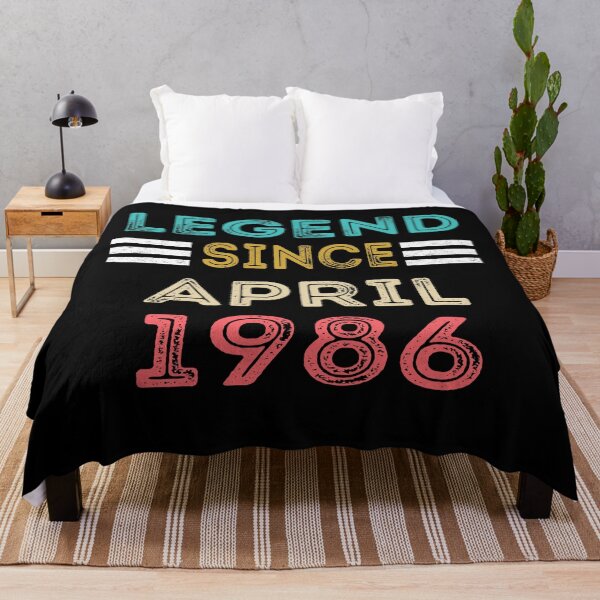Item preview, Retro Vintage Legend Since April 1986 Birthday Gift designed and sold by meedTee.