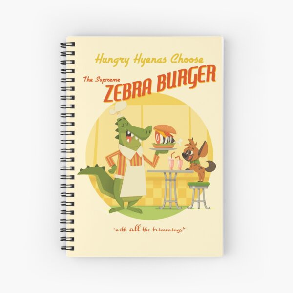 Hungry Hyenas Choose Spiral Notebook