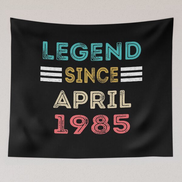 Item preview, Retro Vintage Legend Since April 1985 Birthday Gift designed and sold by meedTee.