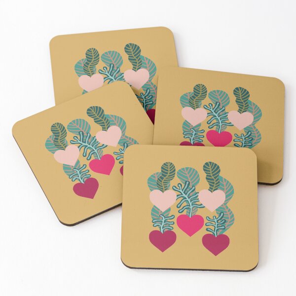Item preview, Heart plants on yellow designed and sold by Pacesyte.