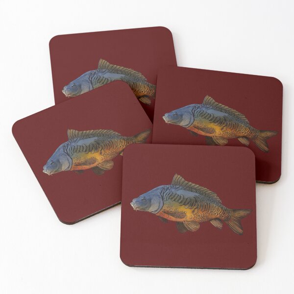 Item preview, small mirror carp designed and sold by InkFish Art.
