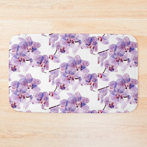Item preview, Original Watercolour painting of Pink and Lilac Orchids designed and sold by esvb.