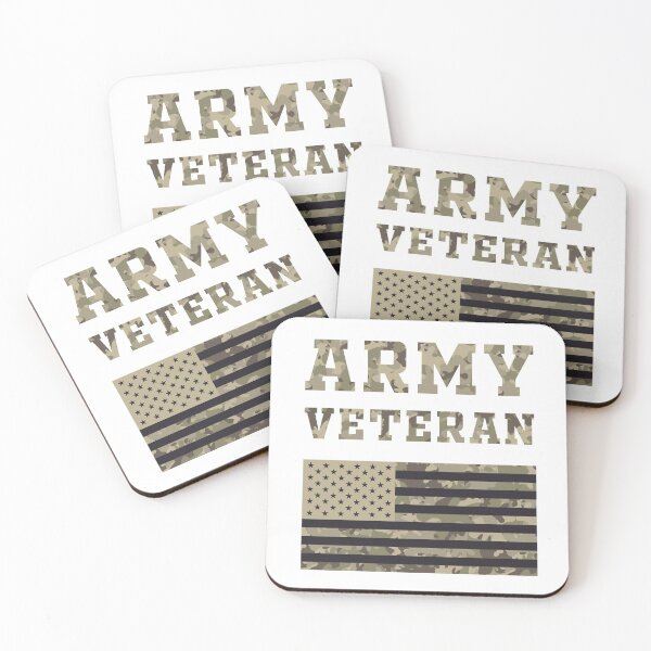 Item preview, Military Camo US Flag Proud Army Veteran designed and sold by t-factor.