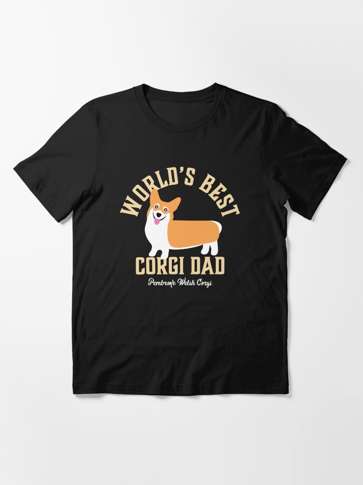 Corgi Dad T Shirt Funny Pembroke Welsh Corgi Father s Day Design