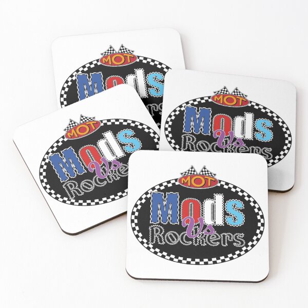 Item preview, Mean OldTimers Classic Car and Motorcycle Fan Club Merch, Mods Vs Rockers designed and sold by MotherOfRuby.