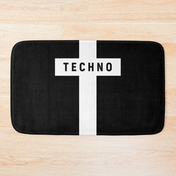 Item preview, Techno religion cross designed and sold by shinobishirt.