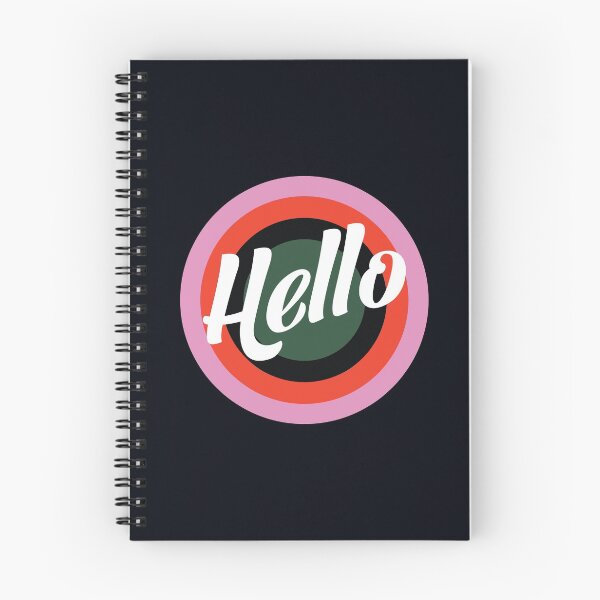 Item preview,  Hello retro print on black designed and sold by Pacesyte.