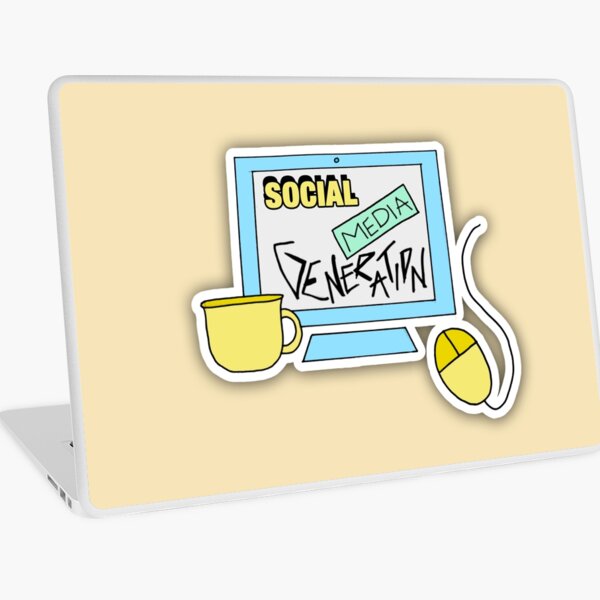 Social Media Generation Laptop Skin