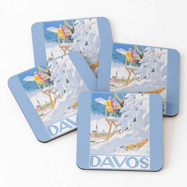 Item preview, Davos  Emil Cardinaux 1918, Schweiz designed and sold by H  Schneiter.