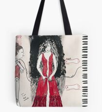 Self-Portrait as a Pianist Tote Bag