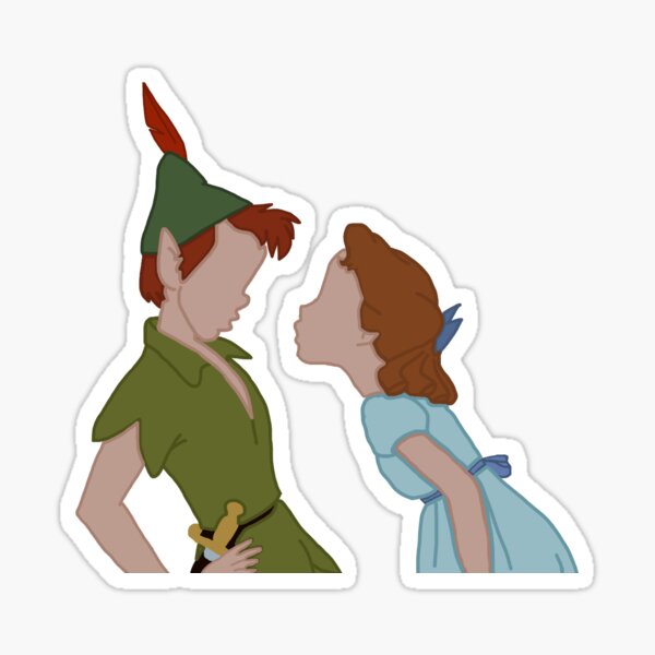 Peter Pan And Wendy Stickers for Sale