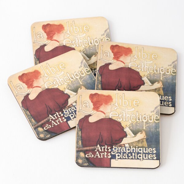 Item preview, LA LIBRE ESTHETIQUE Concerts & Conferences 1896 by Artist Théo van Rysselberghe designed and sold by retroposters.