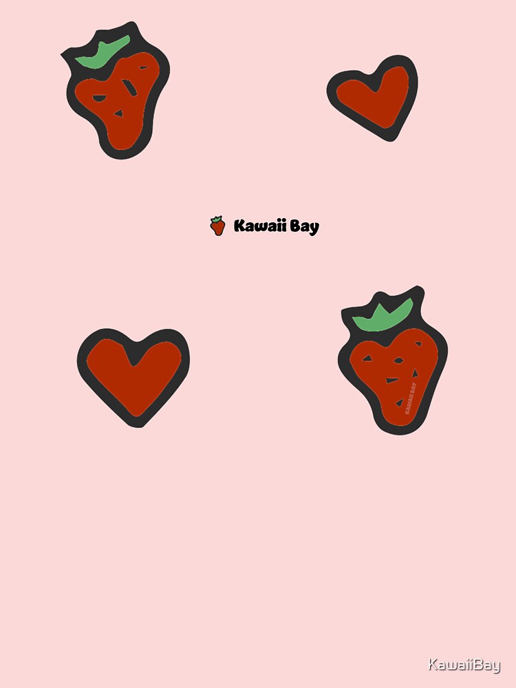  Strawberry Baby Jersey T-Shirt - Kawaii Baby T-Shirt