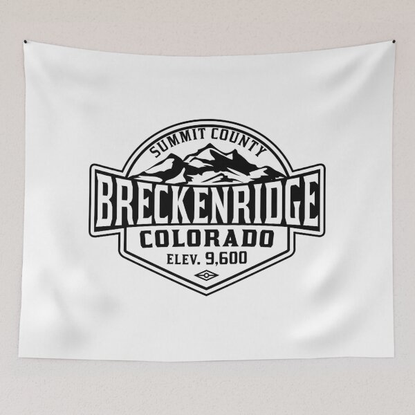 Item preview, BRECKENRIDGE COLORADO CROSSED SKIS Mountain Skiing Ski Snowboard Snowboarding BRECK 4 designed and sold by DESTINATIONS DECAL.