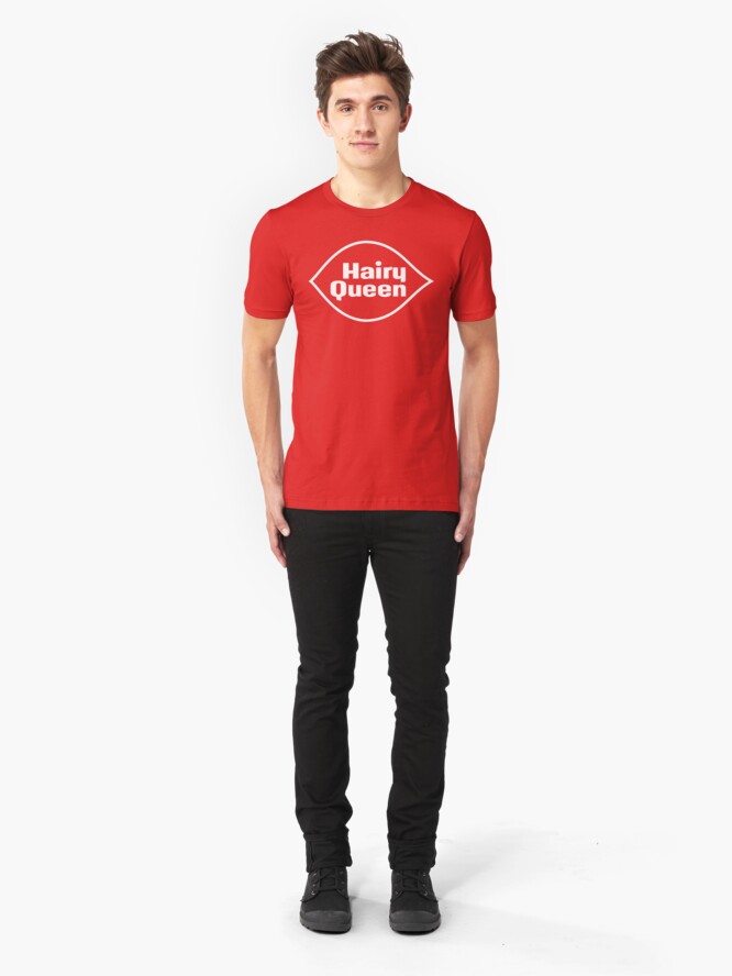 Alternate view of Hairy Queen Slim Fit T-Shirt