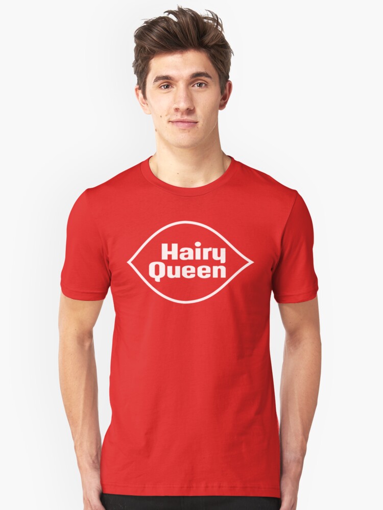 Alternate view of Hairy Queen Slim Fit T-Shirt